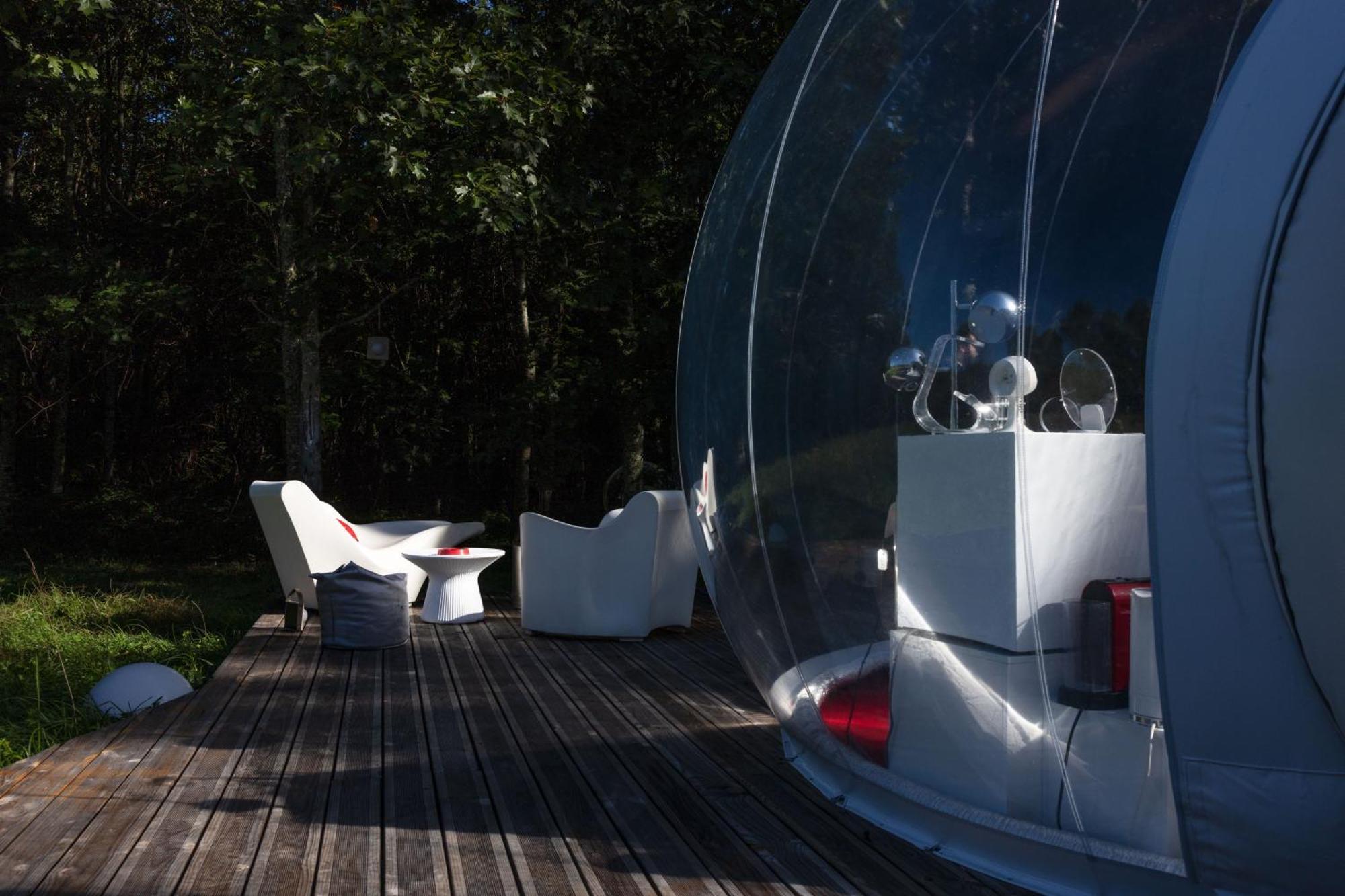 L Ost In Sensations -Hebergements Insolites Et Suites De Luxe Spa Sauna Piscine Foret Marcenais Exteriör bild